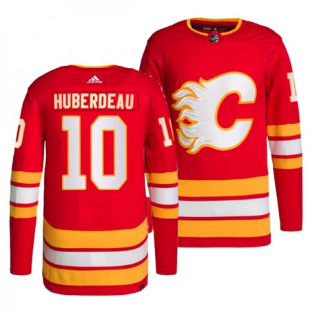 Miehille NHL Calgary Flames Pelipaita Jonathan Huberdeau 10 Adidas Punainen Authentic